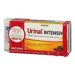 Urinal Intensiv tabletki 10 tabl. + Test na infekcję dróg moczowych 1op.