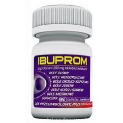 Ibuprom 200 mg tabl.powlekane 96 tabl.