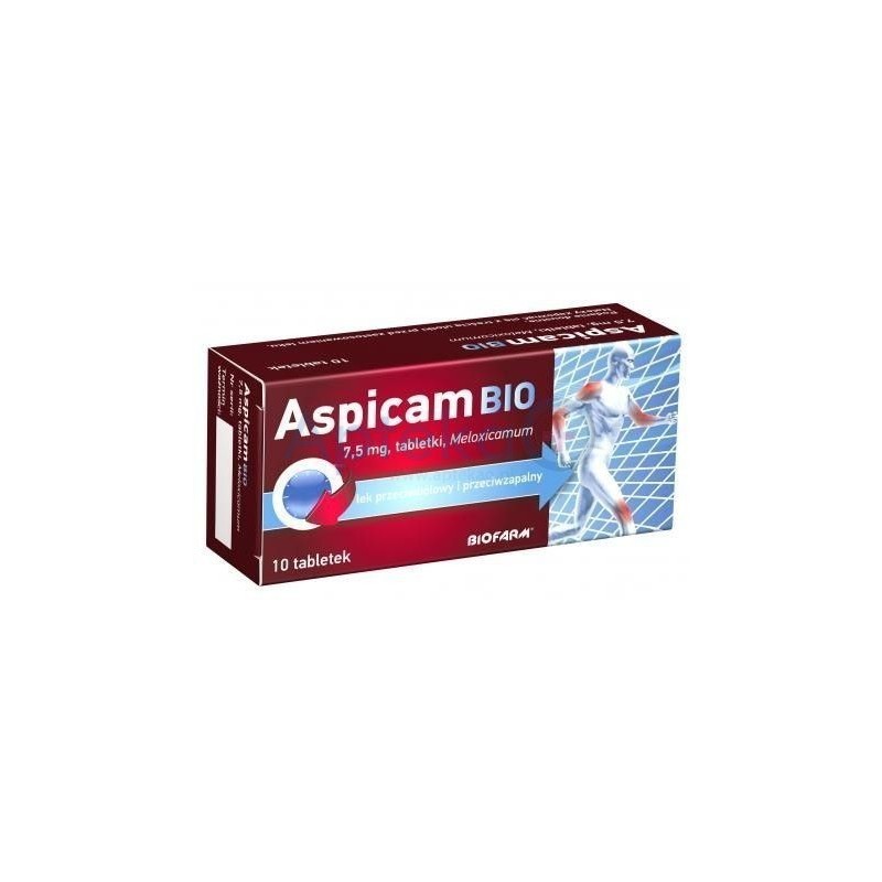 Aspicam BIO 7,5 mg tabletki 10 tabl.