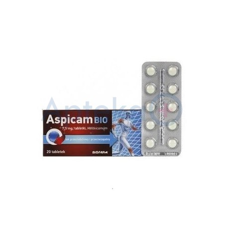 Aspicam BIO 7,5 mg tabletki 20 tabl.