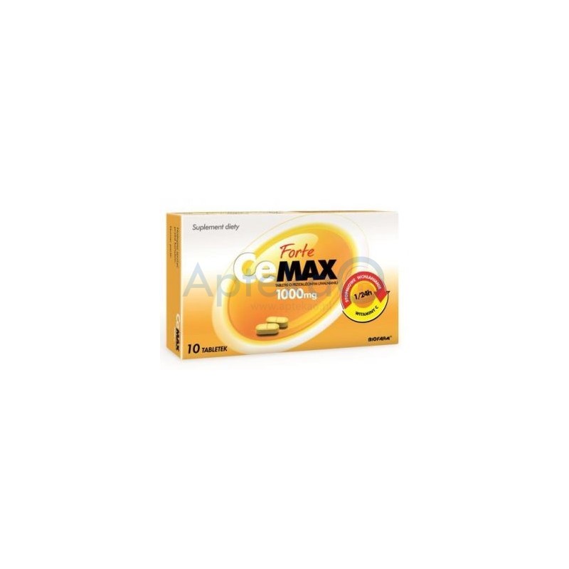 CeMax Forte 1000 mg tabletki o przedłużonym uwalnianu 10 tabl.
