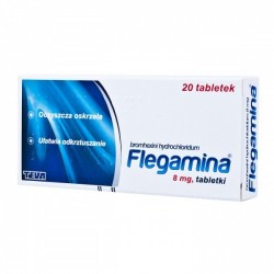 Flegamina 8 mg 20 tabletek