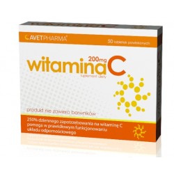 Witamina C 200 mg Avet Pharma tabletki powlekane 50 szt.