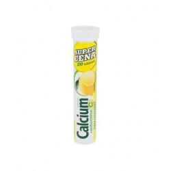 Calcium + wit. C o smaku cytrynowym tabletki musujące 20 szt