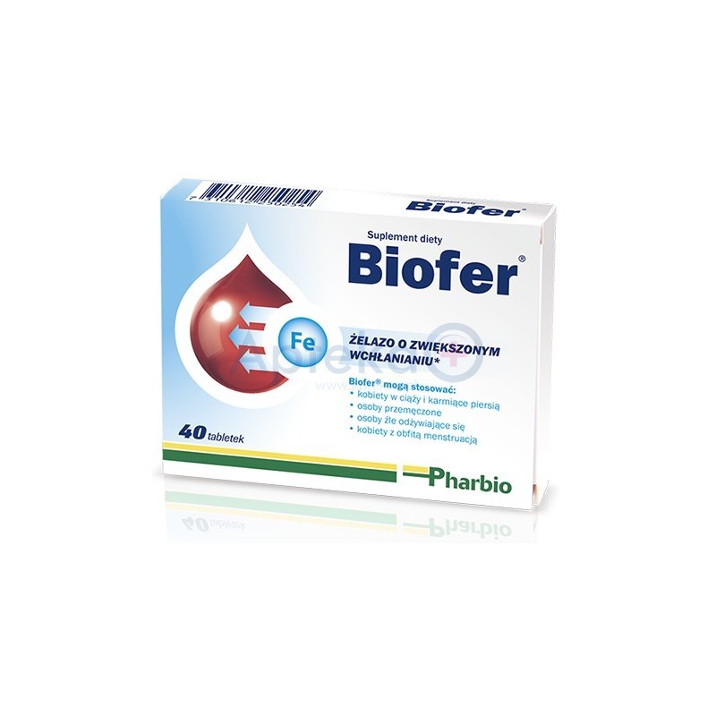 Biofer tabletki 40 tabl.