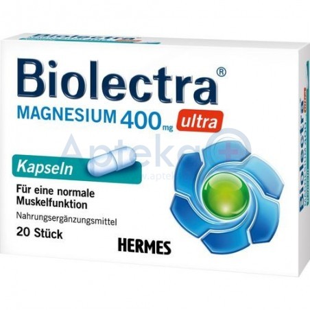 Biolectra Magnez 400 mg Ultra kapsułki 20 kaps.