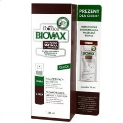 Biovax Intensywnie Regenerująca Odżywka dwufazowa bez spłukiwania  do włosów słabych ze skłonnością do wypadania 150 ml 