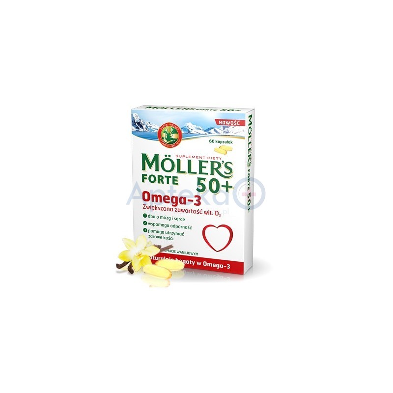 Moller's Forte 50+ kapsułki 60 kaps.