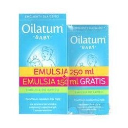 Zestaw Oilatum Baby emulsja do kąpieli 250 ml + Oilatum Baby emulsja do kąpieli 150ml Gratis
