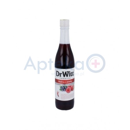 Dr Witt Premium Syrop malina z aronią 440ml