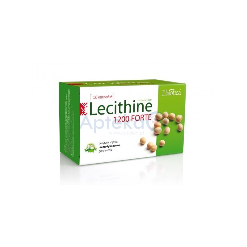 L'biotica Lecithine 1200 Forte kapsułki 50 kaps.