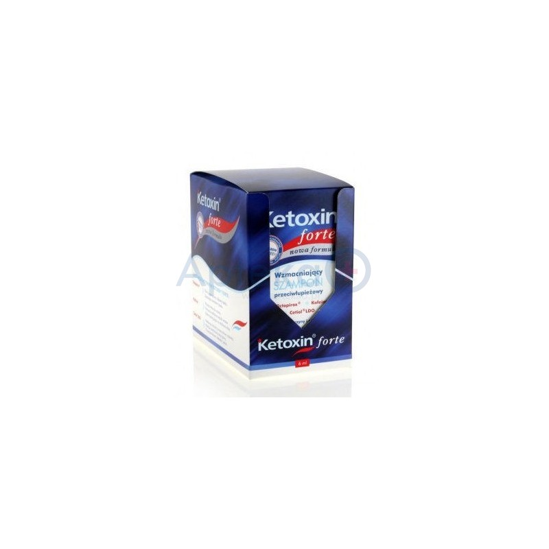 Ketoxin Forte szampon leczniczy przeciwłupieżowy 25 sasz. po 6 ml