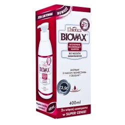 Biovax Intensywnie Regenerująca Szampon do włosów farbowanych 400 ml 
