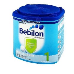 Bebilon 1 z Pronutra mleko początkowe dla niemowląt 350g 