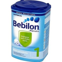 Bebilon 1 z Pronutra mleko początkowe dla niemowląt 800g 