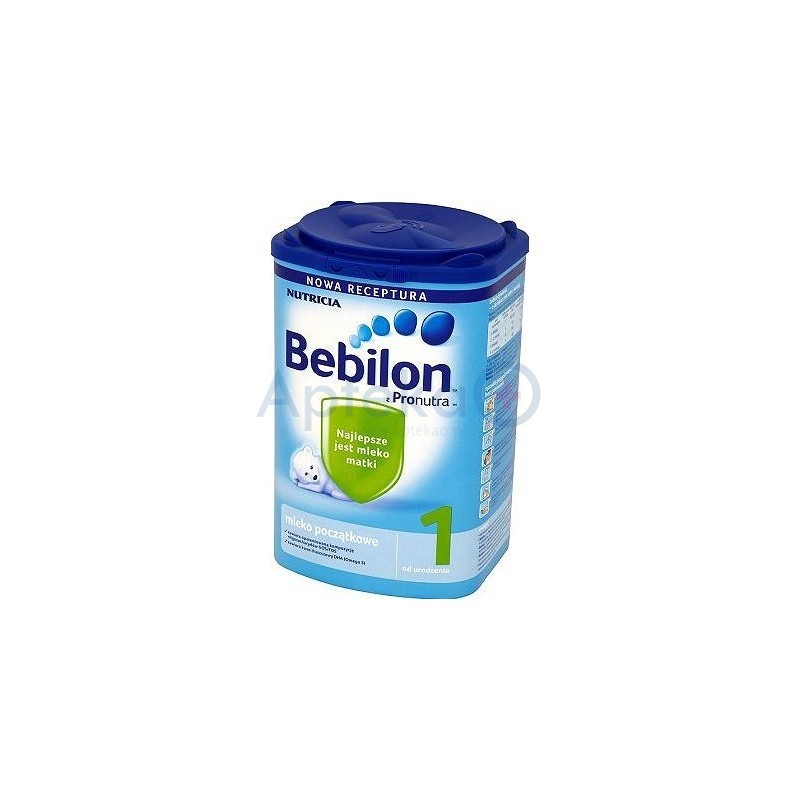 Bebilon 1 z Pronutra mleko początkowe dla niemowląt 800g 