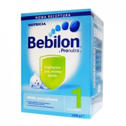 Bebilon 1 z Pronutra mleko początkowe dla niemowląt 1200g 