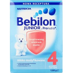 Bebilon Junior 4 z Pronutra+ mleko następne 1200g 