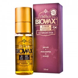 Biovax Intensywnie Regenerujący Eliksir Naturalne oleje do włosów  50 ml 