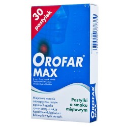 Orofar Max pastylki 30 past.