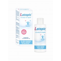 Zestaw Latopic emulsja do kąpieli 200 ml + Latopic emulsja do ciała 200 ml + Latopic krem do twarzy i ciała 75ml