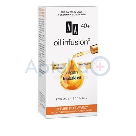 AA Oil Infusion 40+ Olejek do twarzy intensywne odżywienie + elastyczność 15ml