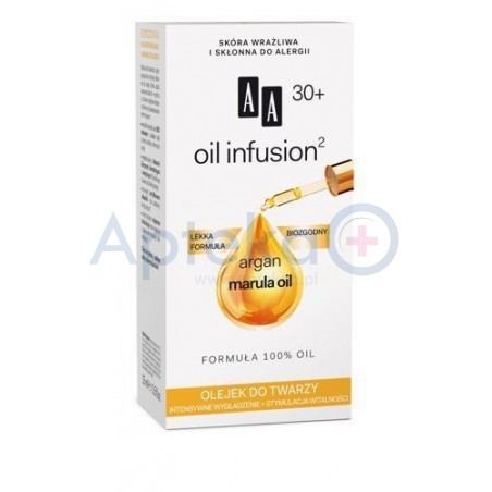 AA Oil Infusion 30+ Olejek do twarzy intensywne wygładzenie + witalność 15ml