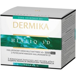 Dermika Hialiq 3D Hialuronowy krem multiaktywny 60+ dzień/noc  50 ml