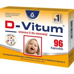 D-Vitum witamina D3 kapsułki twist-off 96kaps.
