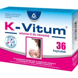 K-Vitum witamina K dla niemowląt kapsułki twist-off 36kaps.