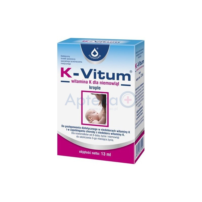 K-Vitum witamina K dla niemowląt krople 13ml