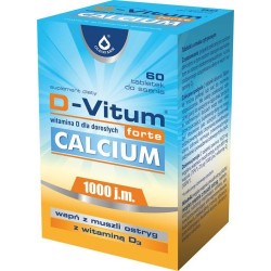 D-Vitum Forte Calcium tabletki do ssania 60tabl.