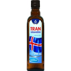 Tran islandzki o smaku naturalnym 250 ml