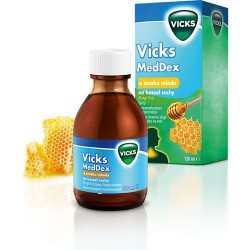 Vicks MedDex 20 mg / 15ml syrop na kaszel suchy o smaku miodu 120 ml