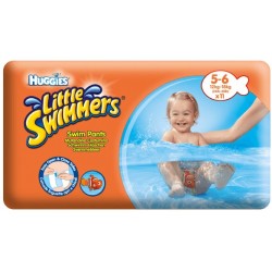 HUGGIES Little Swimmers majtki do pływania rozmiar 5-6 (12-18kg) 11szt.