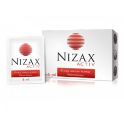 Nizax Activ szampon leczniczy saszetki 6ml x 6szt.