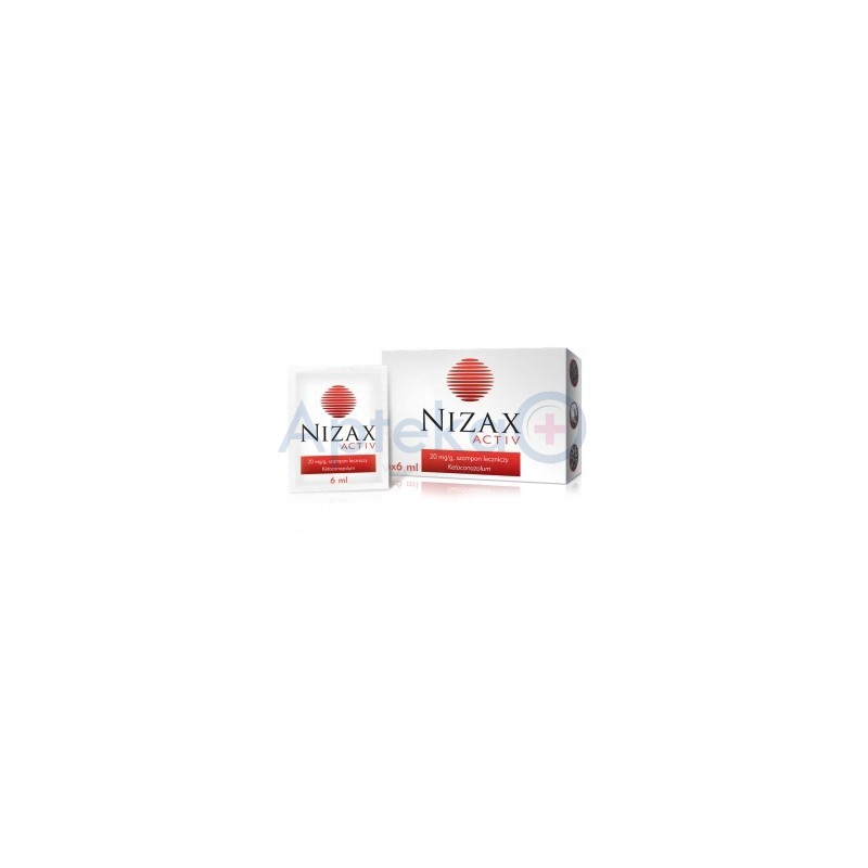 Nizax Activ szampon leczniczy saszetki 6ml x 6szt.