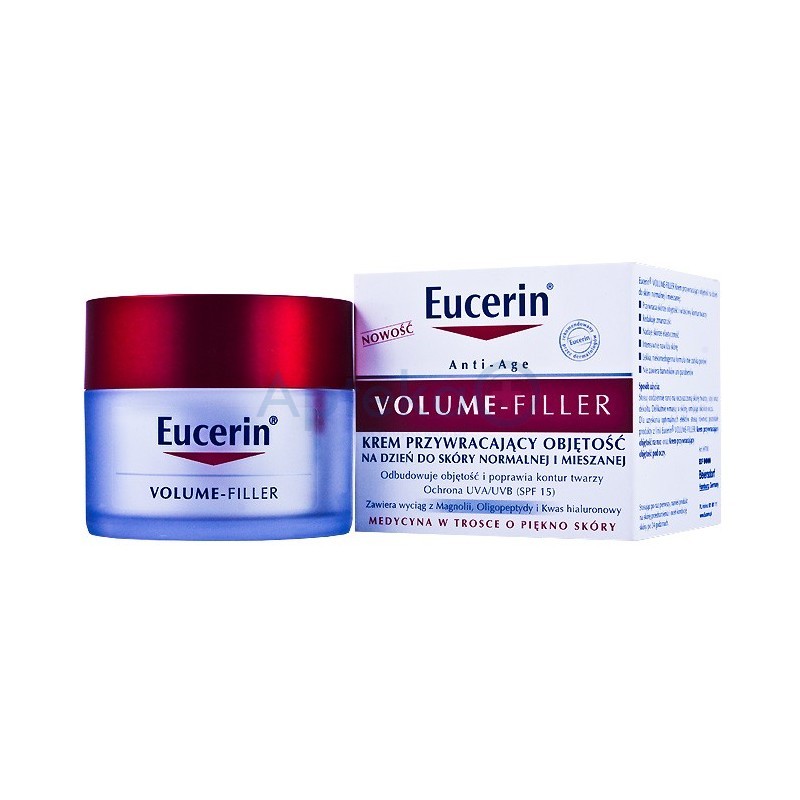 Eucerin Volume - Filler Krem przywracający objętość i modelujący kontur twarzy na dzień  do cery normalnej i mieszanej 50 ml