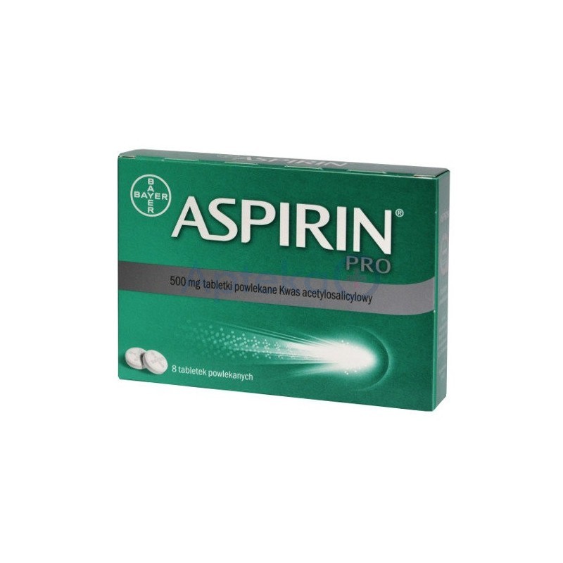 Aspirin Pro 500 mg tabletki powlekane 8tabl.