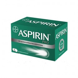 Aspirin Pro 500 mg tabletki powlekane 80tabl.