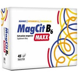 Magcit B6 Maxx tabletki powlekane 45tabl.