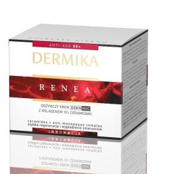 Dermika Renea odżywczy krem dzień/noc z kolagenem 10 i ceramidami 50+ 50 ml