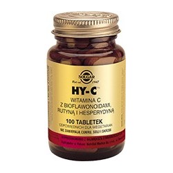 Hy-C 600 mg witaminy C z bioflawonoidami, rutyną i hesperydyną tabletki 100tabl.