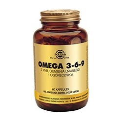 Omega 3-6-9 z ryb, siemienia lnianego i ogórecznika  kapsułki 60 kaps.