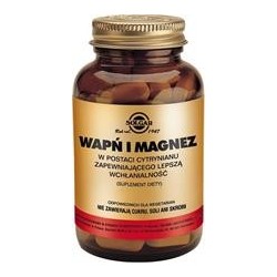 Wapń i Magnez w postaci cytrynianu tabletki 100tabl.