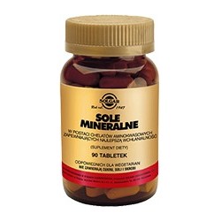 Sole Mineralne w postaci chelatów aminokwasowych  tabletki 90tabl.