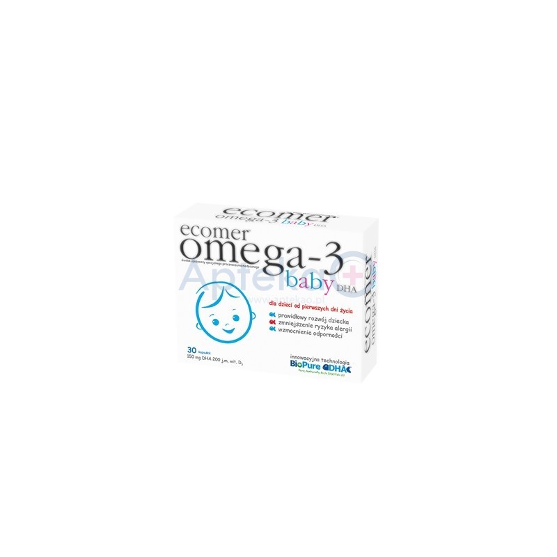 Ecomer Omega-3 Baby DHA kapsułki twist-off  30 kaps.