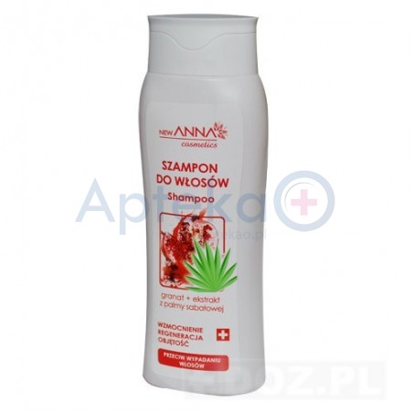New Anna szampon Granat+Ekstrakt z Palmy Sabałowej przeciw wypadaniu włosów 300g