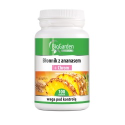 Błonnik z ananasem + chrom BioGarden tabletki 100 tabl.