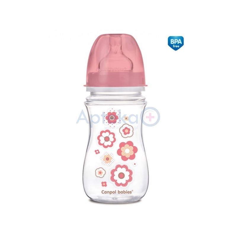 Canpol Antykolkowa butelka szerokootworowa EasyStart "Newborn baby" 240 ml